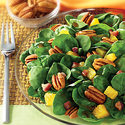 Spinach Salad with Oranges, Pecans, and Pancetta