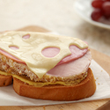 Pork Cordon Bleu Sandwiches